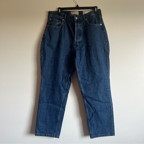 NWT Everlane Curvy '90s Cheeky Straight Jean Crop Size 31 in Deep Atlantic - Picture 6 of 12